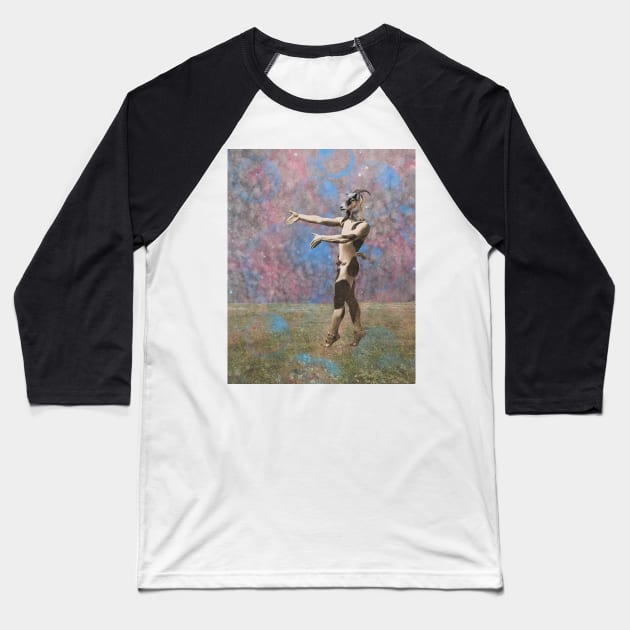 Reverse Satyr Baseball T-Shirt by Loveday101